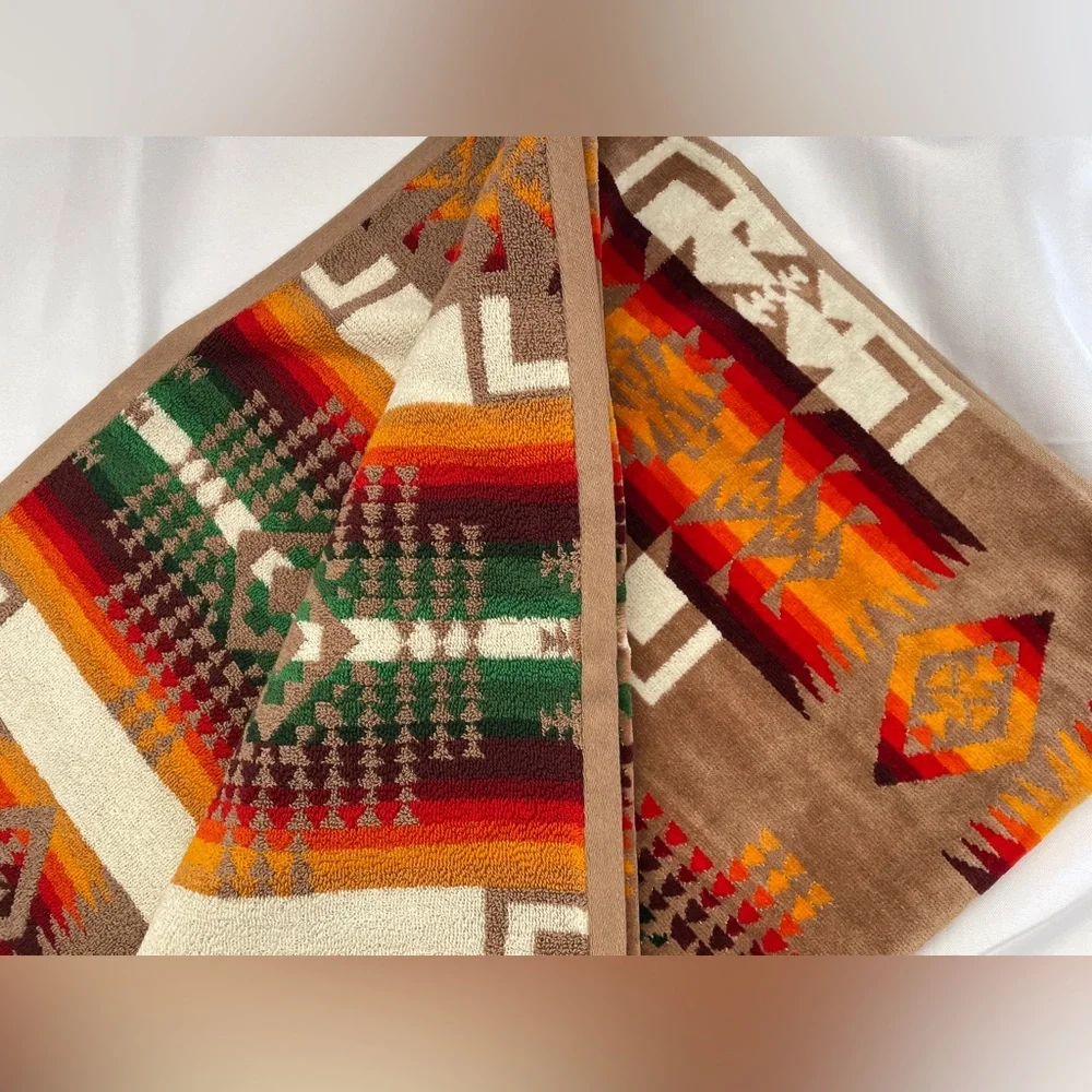 NWT Pendleton Jacquard Spa Towel Chief Joseph Beach Pool XL 40x70 Oversized